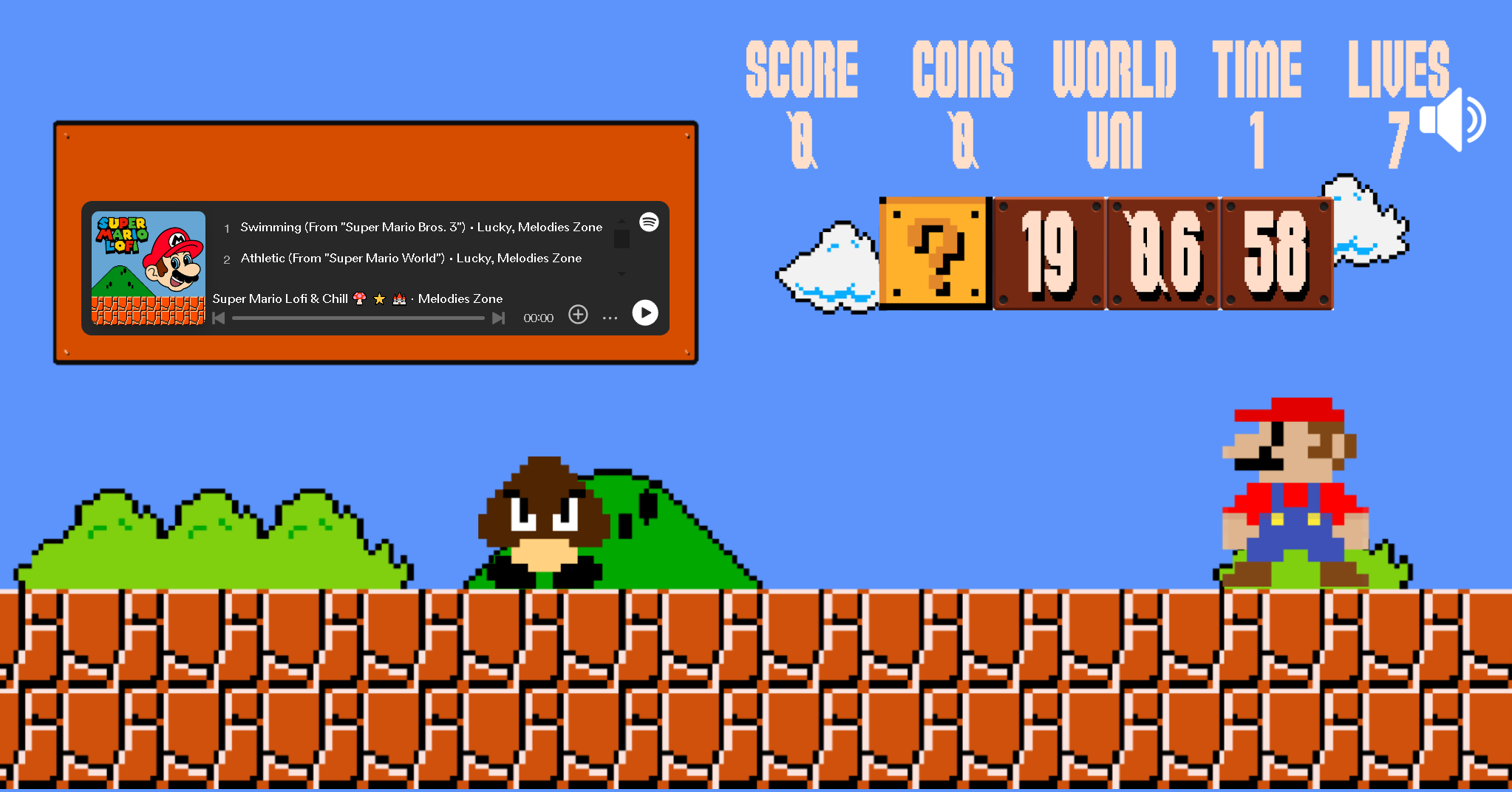 Super Mario Bros Clock